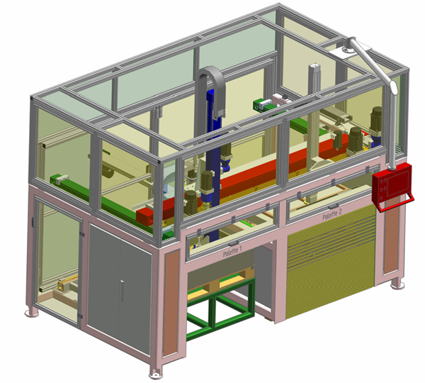 Teiletransport, 3-D Portalsystem, 3D- Ablagesystem Teiletransport, 3-D Portalsystem, 3D- Ablagesystem
